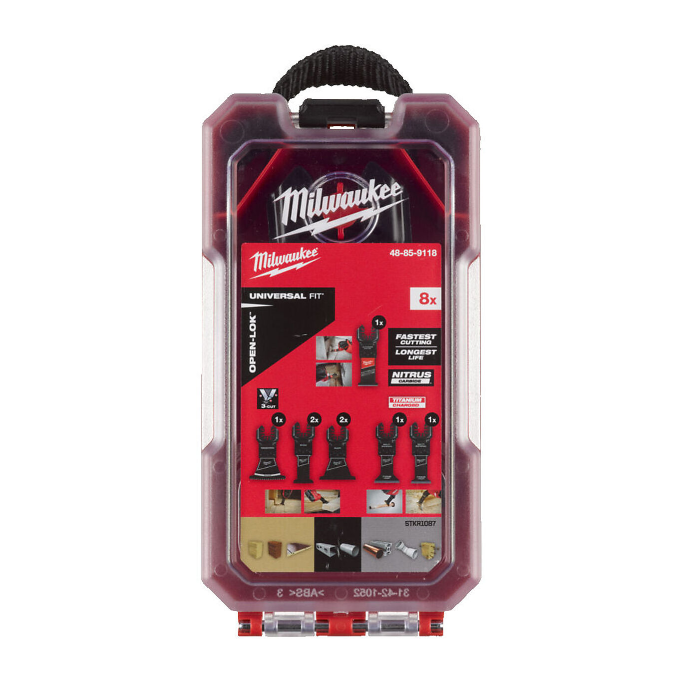 Milwaukee Milwaukee OPEN-LOK Dykksagblad TREVERK/METALL SETT 8P 1