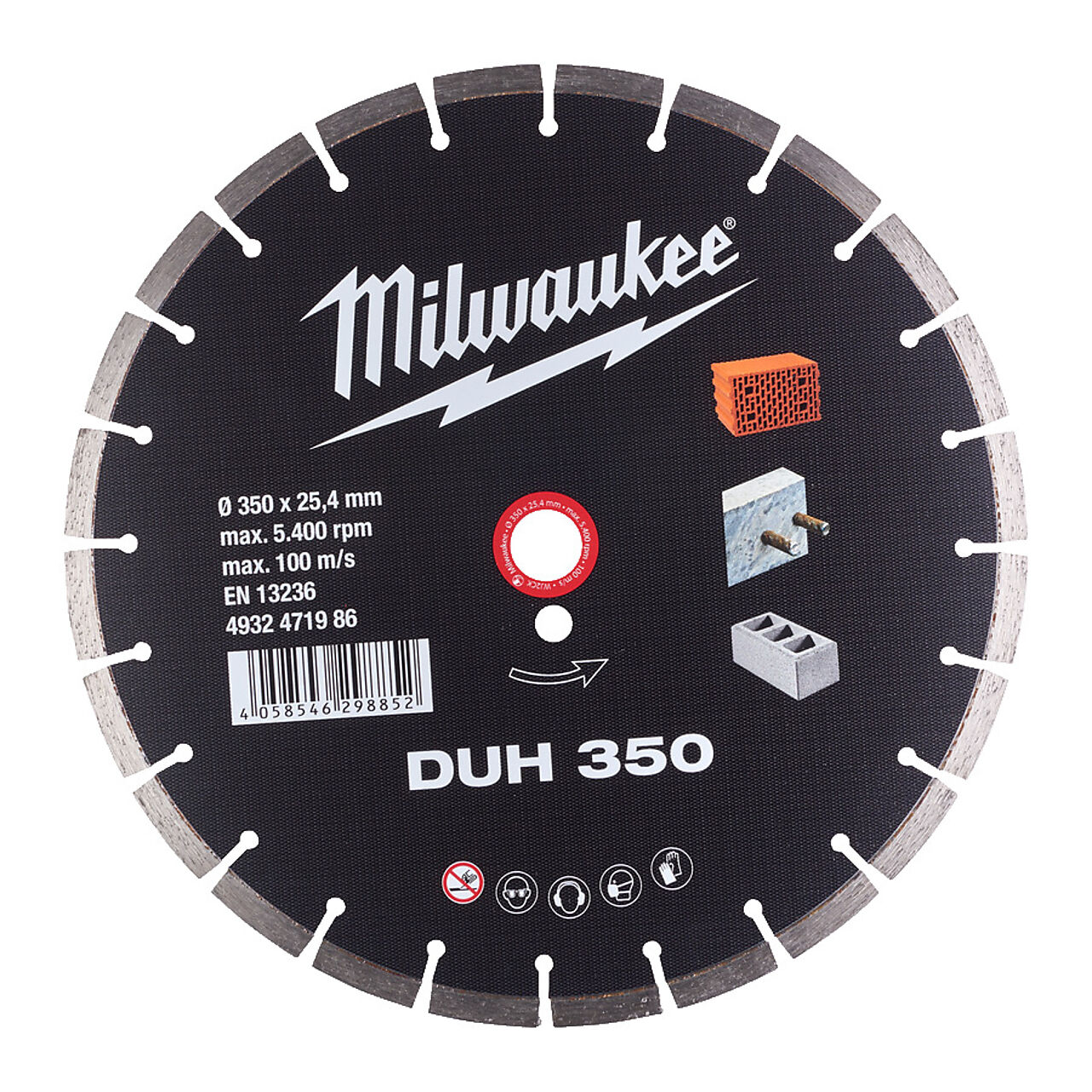 Milwaukee MILWAUKEE DIAMANTSKIVE DUH 350 1