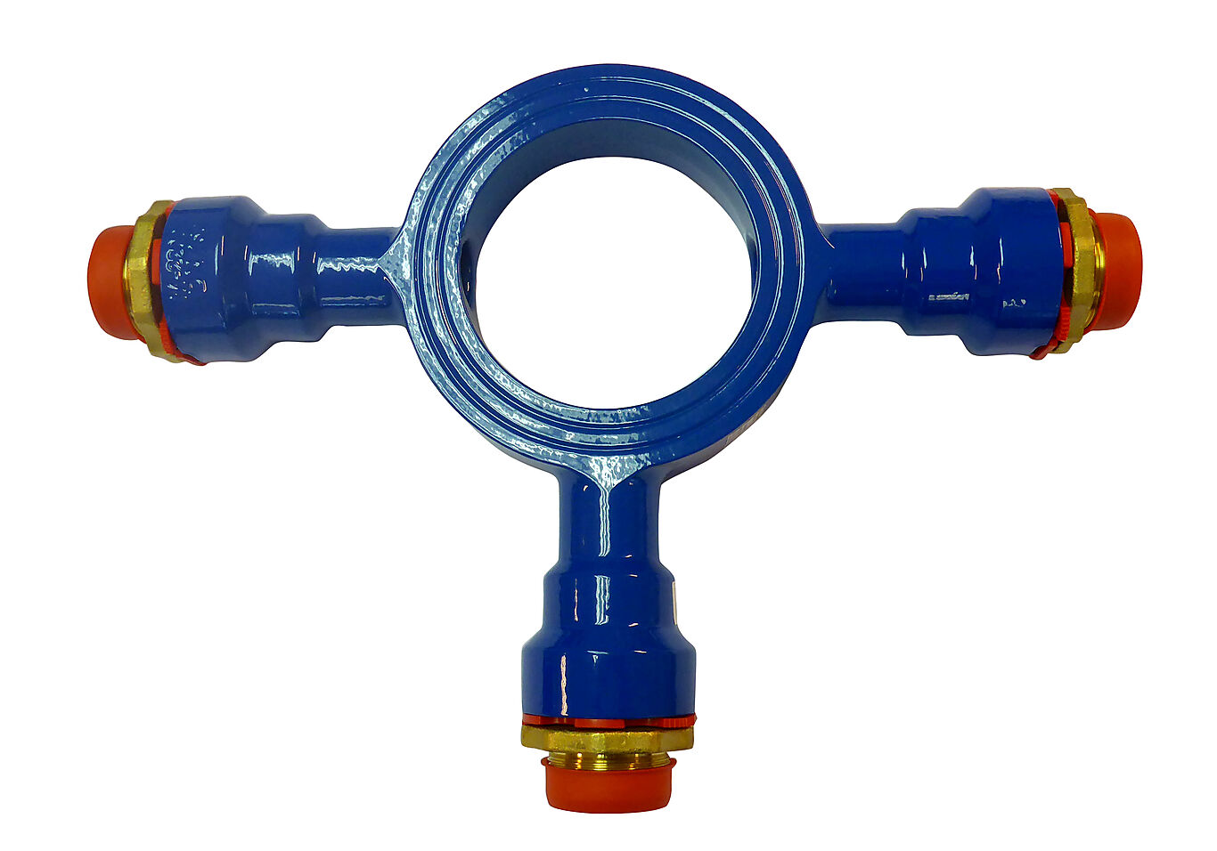 Ulefos Ulefos mellomring DN100 3-veis m/Esco lock  2” utv. og 1 1/2” innv. rørgj. 1