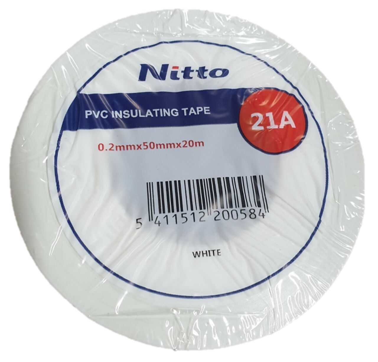 Neo-Select Tape PVC 50 mm X 25 m hvit for isolering 1