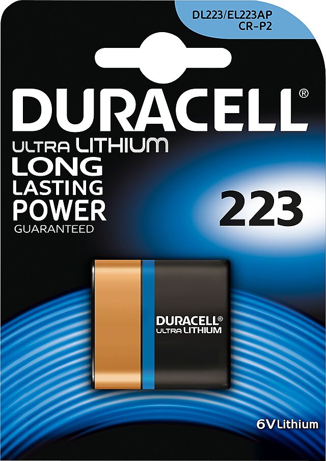 Duracell Batteri  DL 223 6,0V Lithium 1