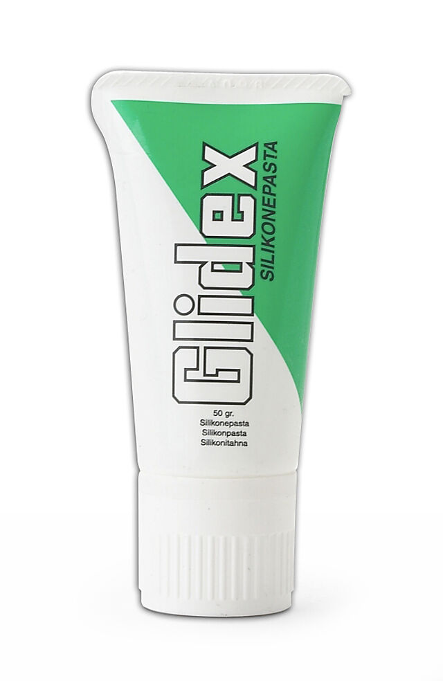 Unipak Glidex glidemiddel silikonpasta m/svamp 50 g 1