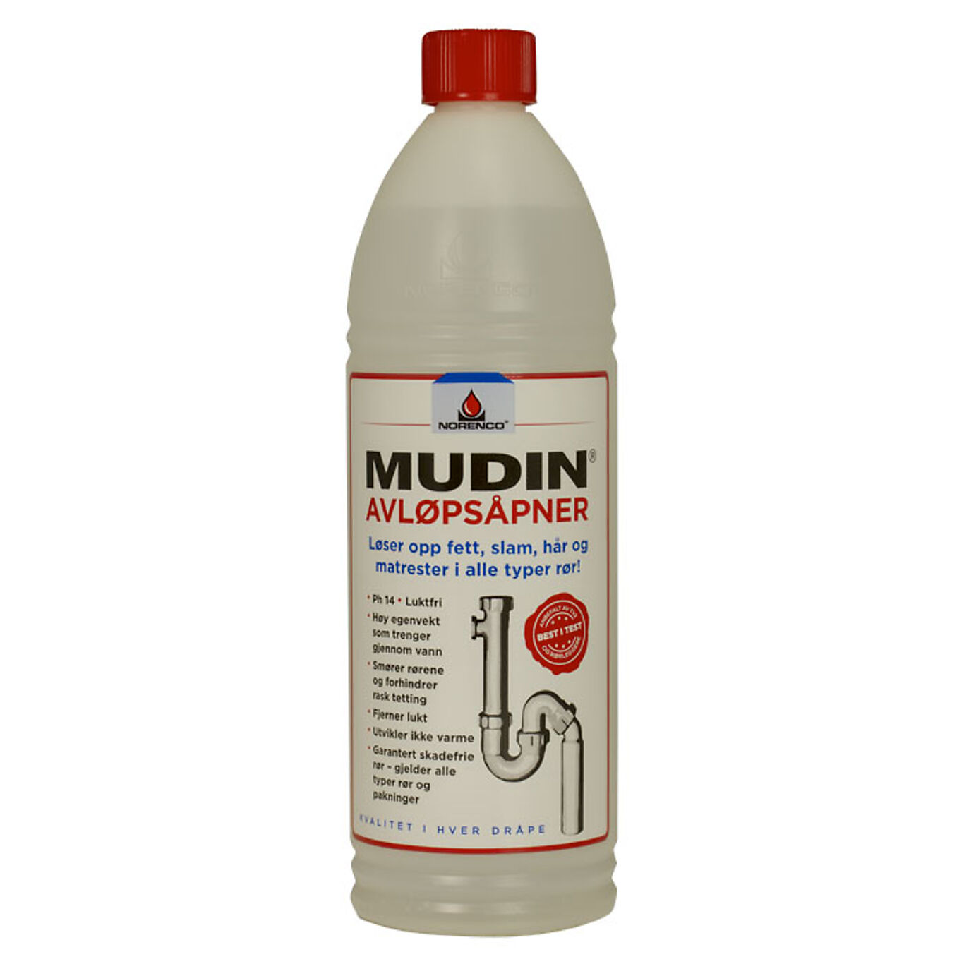 Mudin avløpsåpner 1 liter