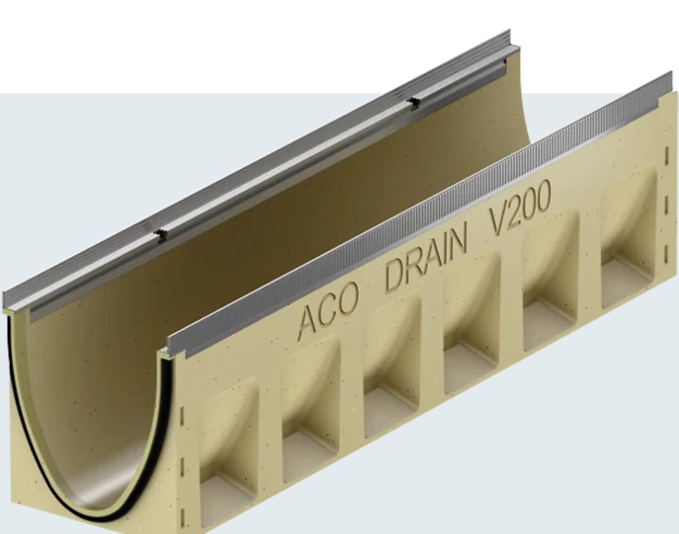 Aco ACO multiline seal in v200s t0.0 l1000 u/fall galv 1