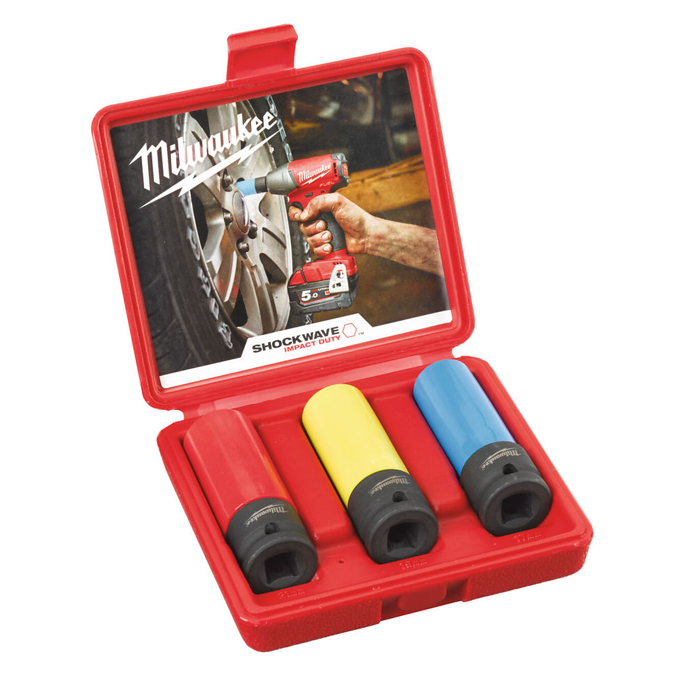 Milwaukee Milwaukee Shockwave pipesett hjulbolt 1/2" 3pk 1