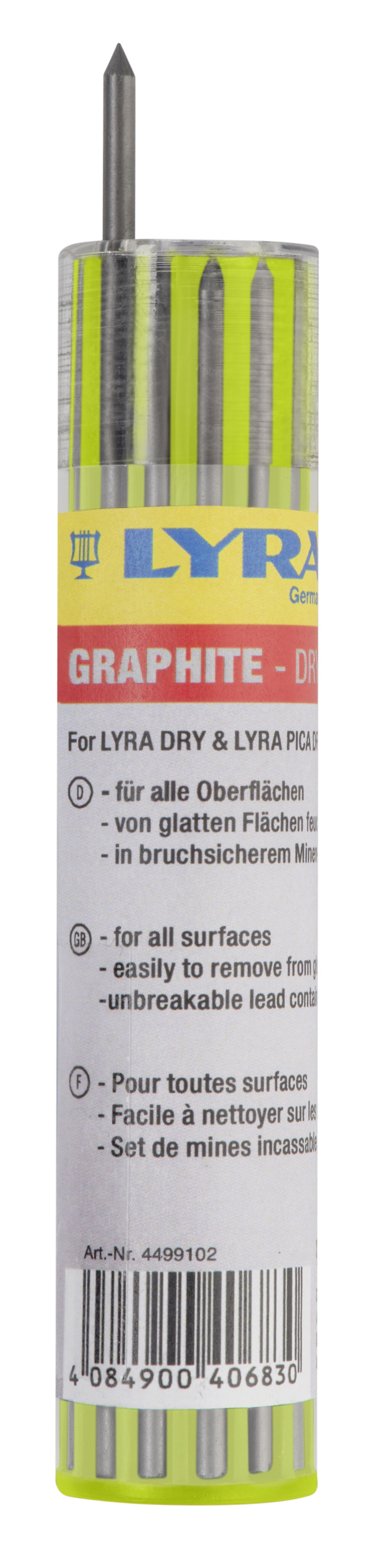 Lyra Reservestift LYRA Graphite 12 pk 1