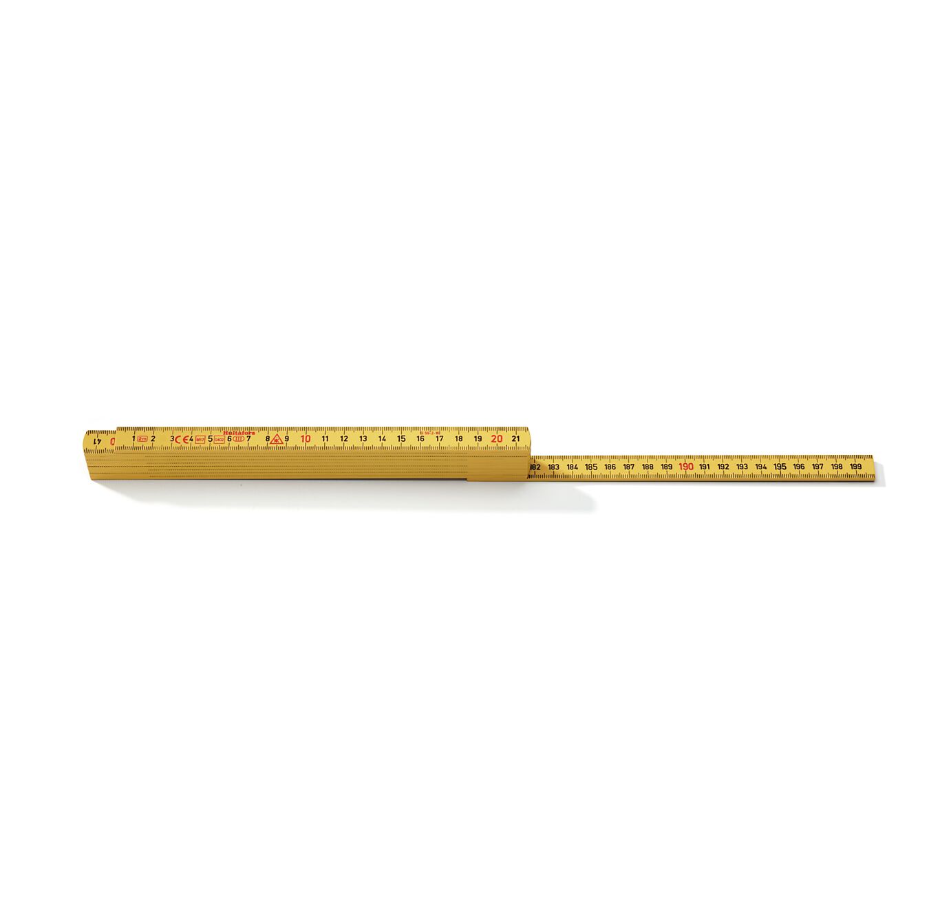 Hultafors Meterstokk 2 meter, glassfiber, mm på begge sider 4