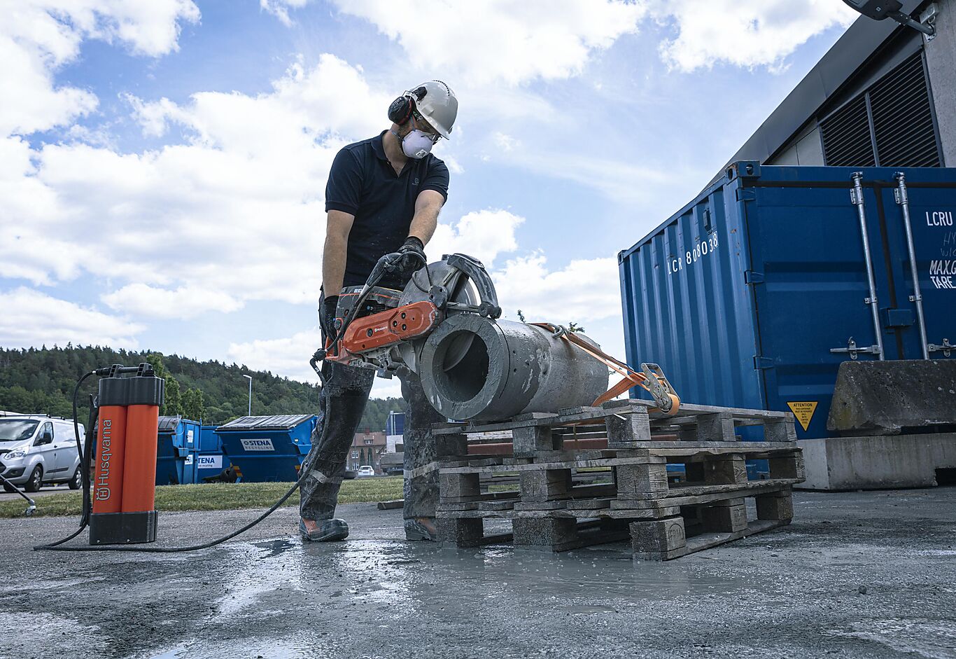 Husqvarna Construction Husqvarna bensin kappsag K970 4.8kW Ø400 Smartguard 2