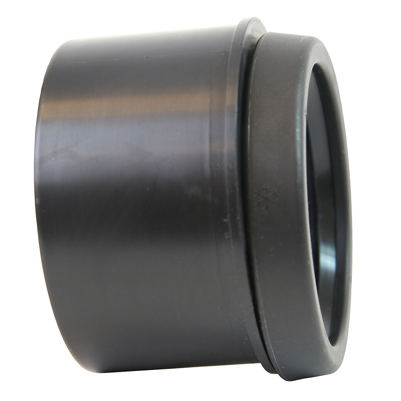 Kortovergang PP sort 110mm x 90mm 1