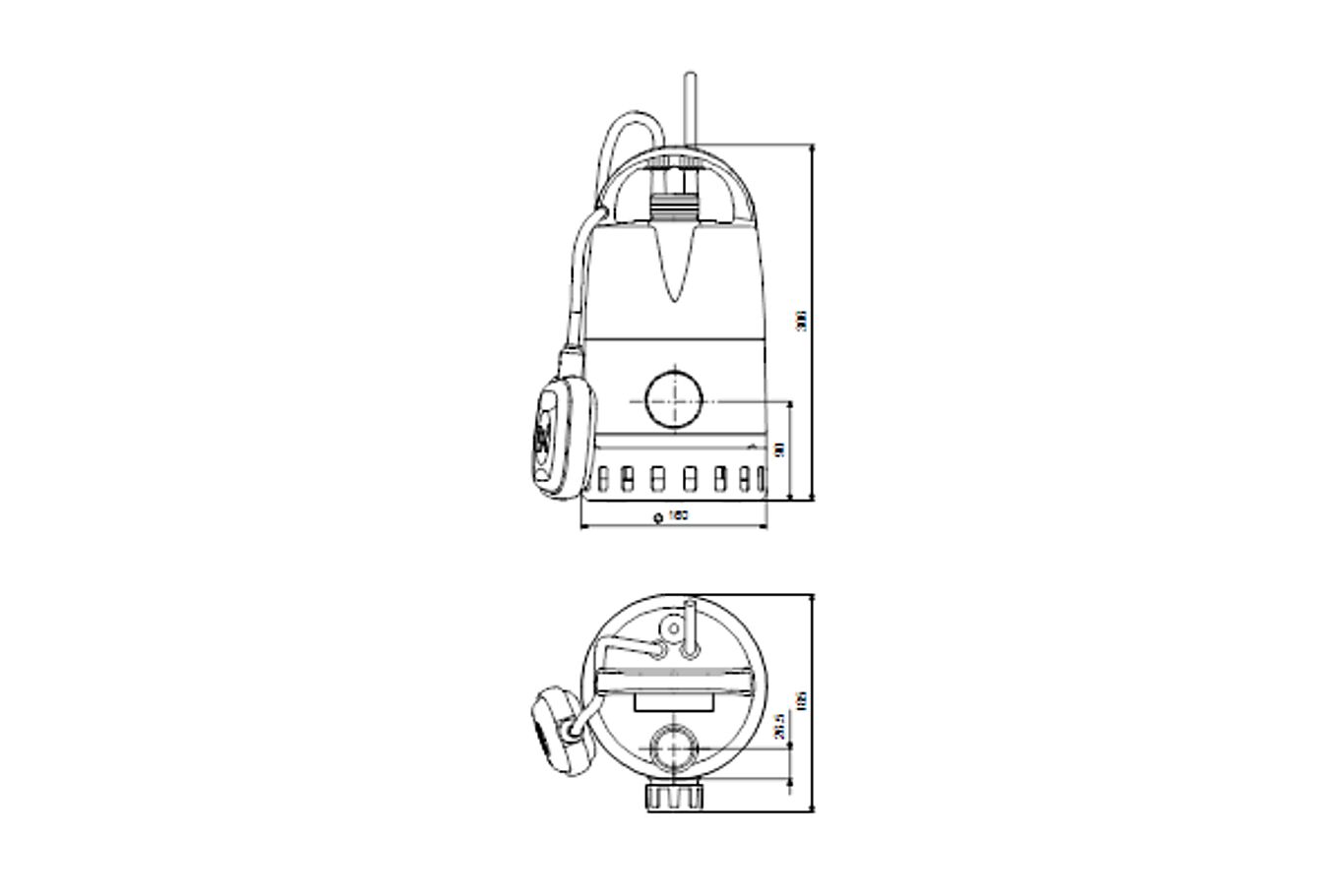 Grundfos Grundfos Lensepumpe Unilift CC 7 A-1 2