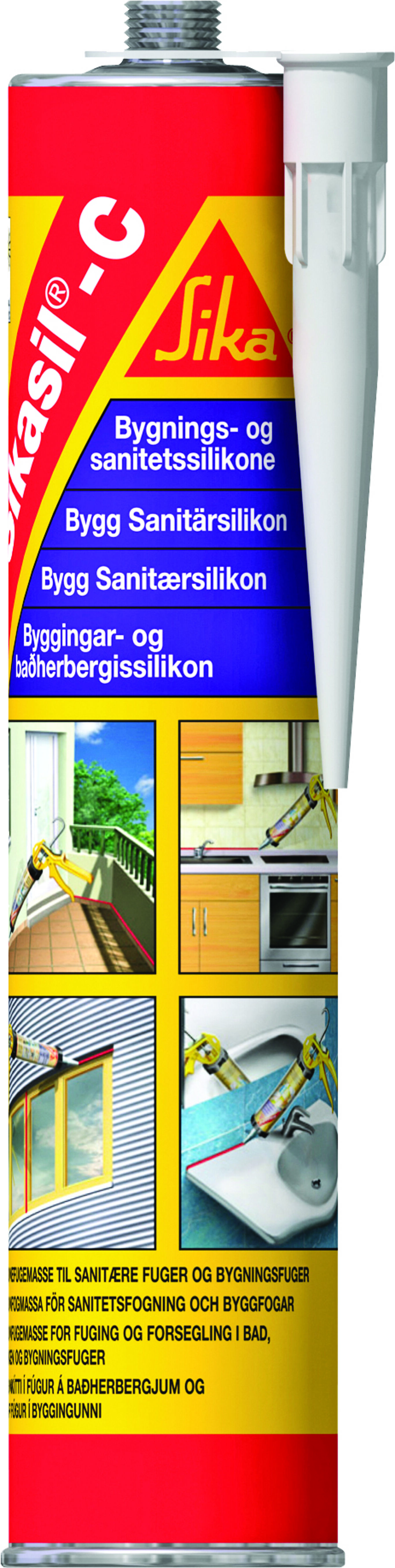 Sika Sika Norge Sikasil C transp. 300 ml 2