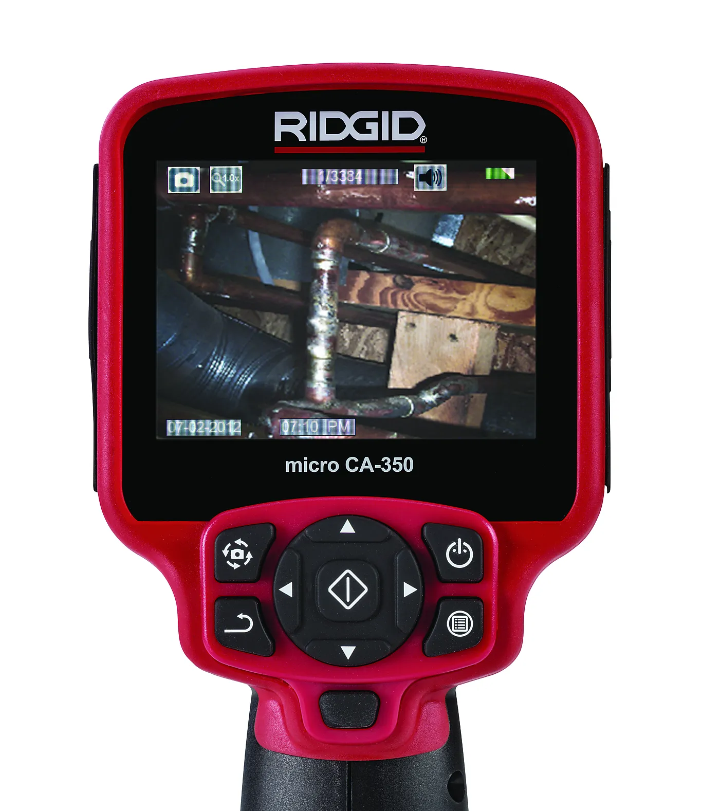 Ridgid Inspektionskamera ca350x 90 cm 3.5" farve-lcd,  wifi, bluetooth (12v) 2