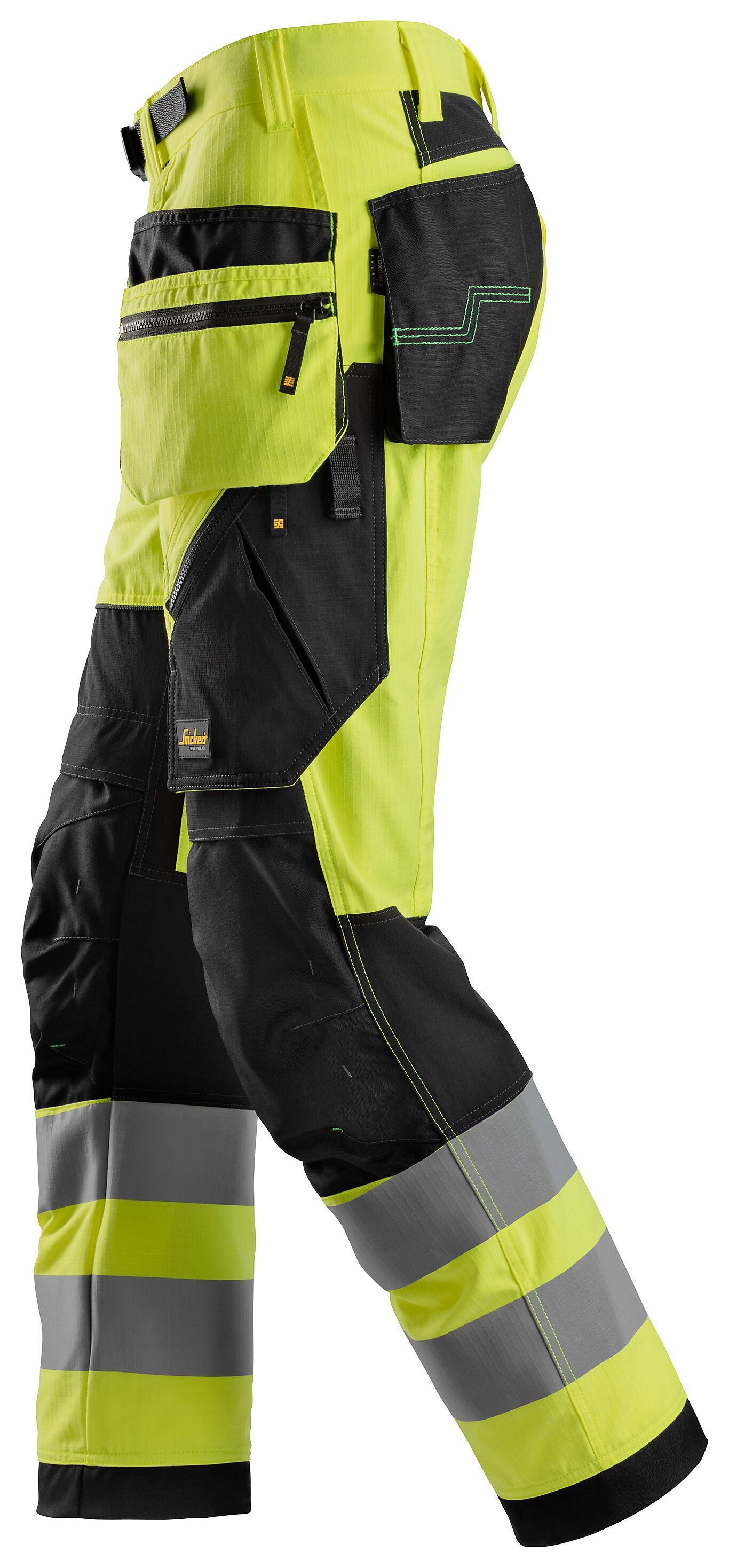Snickers Workwear Snickers Workwear Flexiwork High-Vis Bukse 6932 Kl2 Gul 058 2