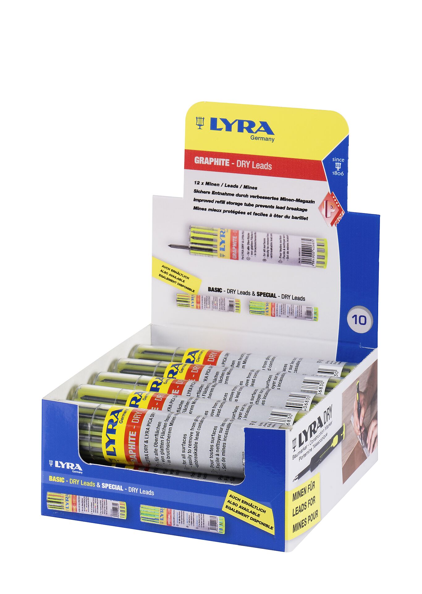 Lyra Reservestift LYRA Graphite 12 pk 4