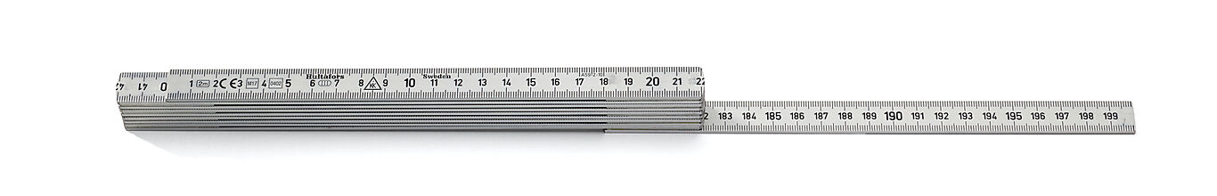 Hultafors Hultafors meterstokk 2 meter, aluminium 3