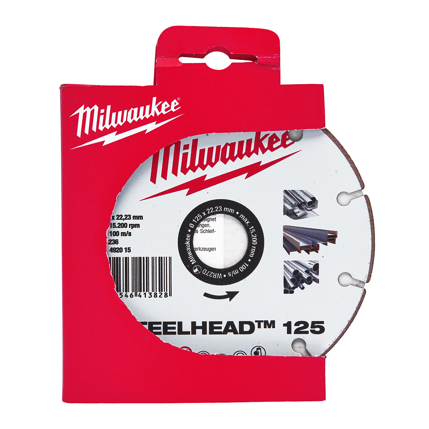 Milwaukee Milwaukee SPEEDCROSS DIAMANT Kappeskive STEELHEAD SENTER22,23 Ø125 1