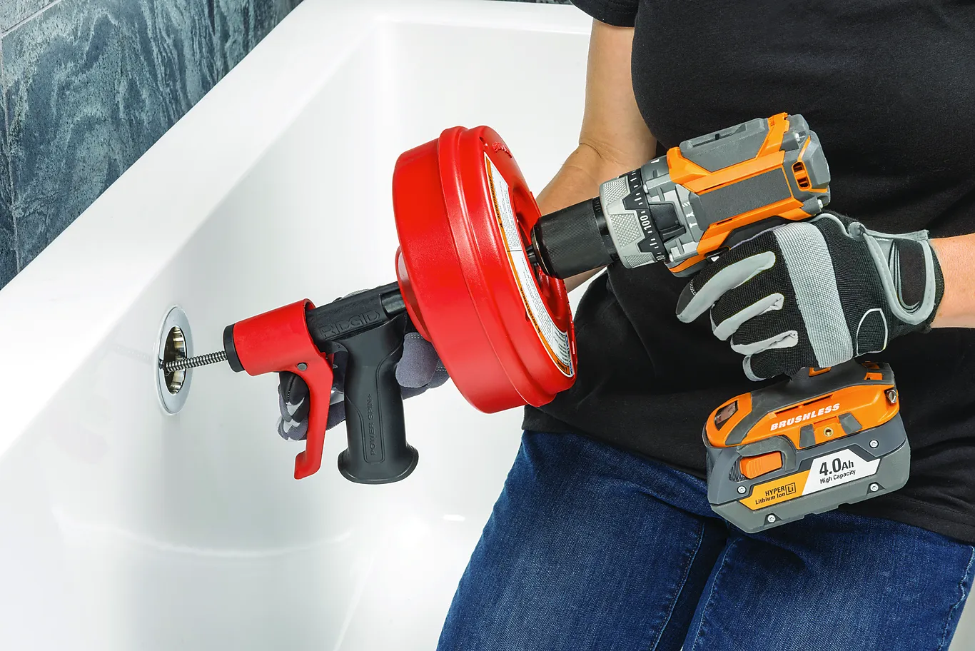 Ridgid Håndstakemaskin Power Spin+ 9