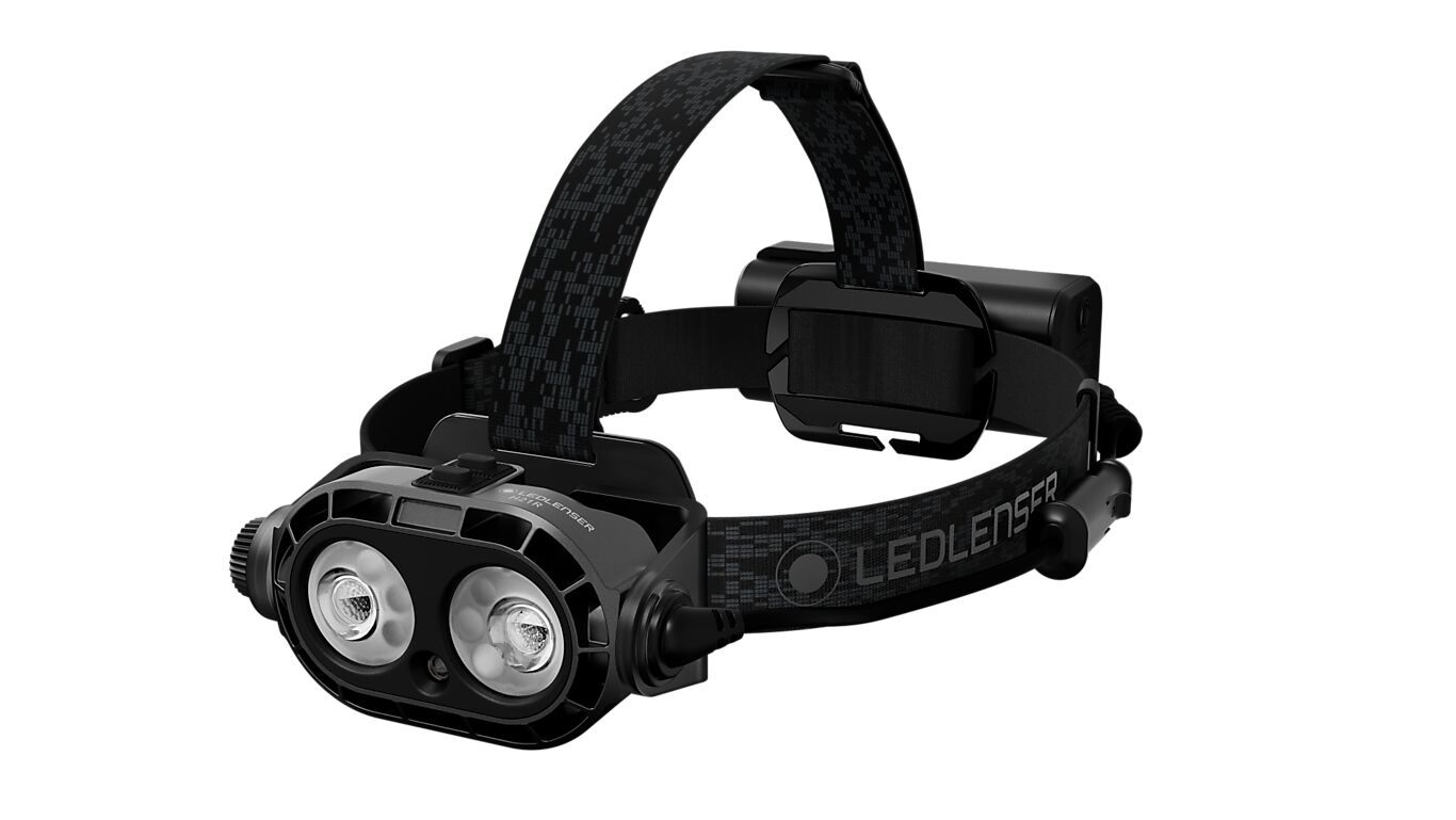 LED Lenser Hodelykt H21R 10000lm metallic grey multi lens 1