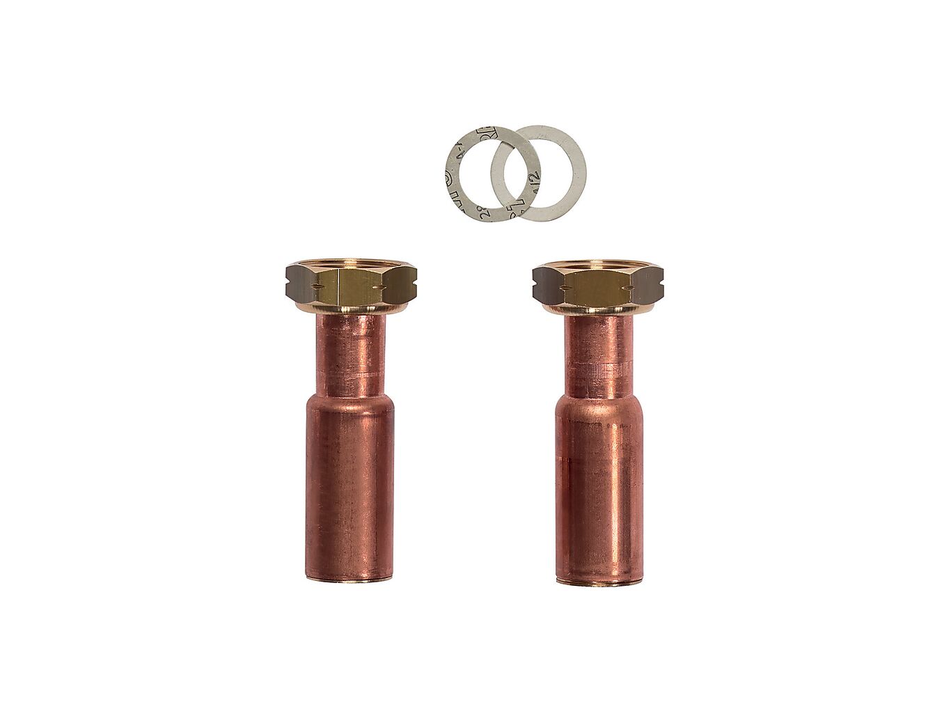 Vaillant Tilk.rør Vaillant med løpemutter, par 2 stk1 1/4" x 28mm 1