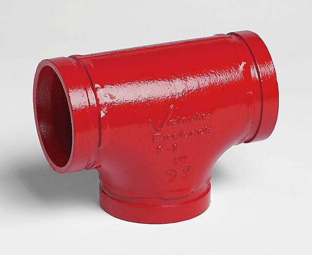 Victaulic T-rør 114,3 mm Type S20 rød 1
