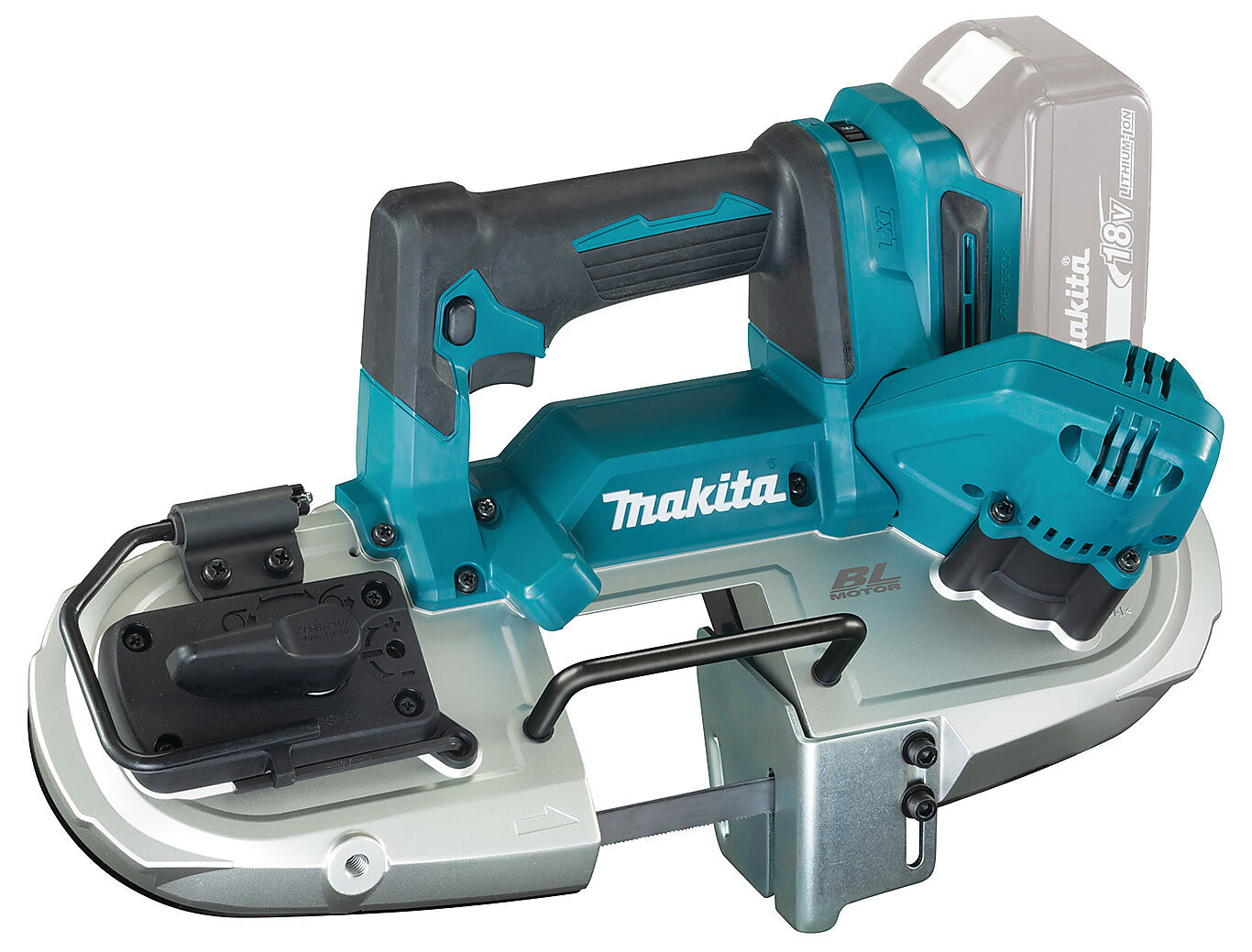 Makita Makita Båndsag 18v 66mm dpb183z lxt bl-m 1