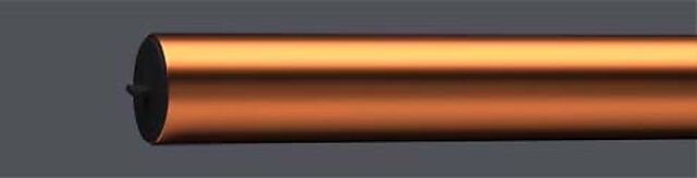3/4" x 0,89 mm kobber kjølerør m/sammenklemte ender ringer a 15 m 1