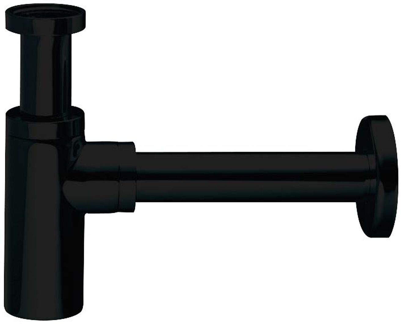 Fima Fima Vannlås 1 1/4" rund sort matt 1