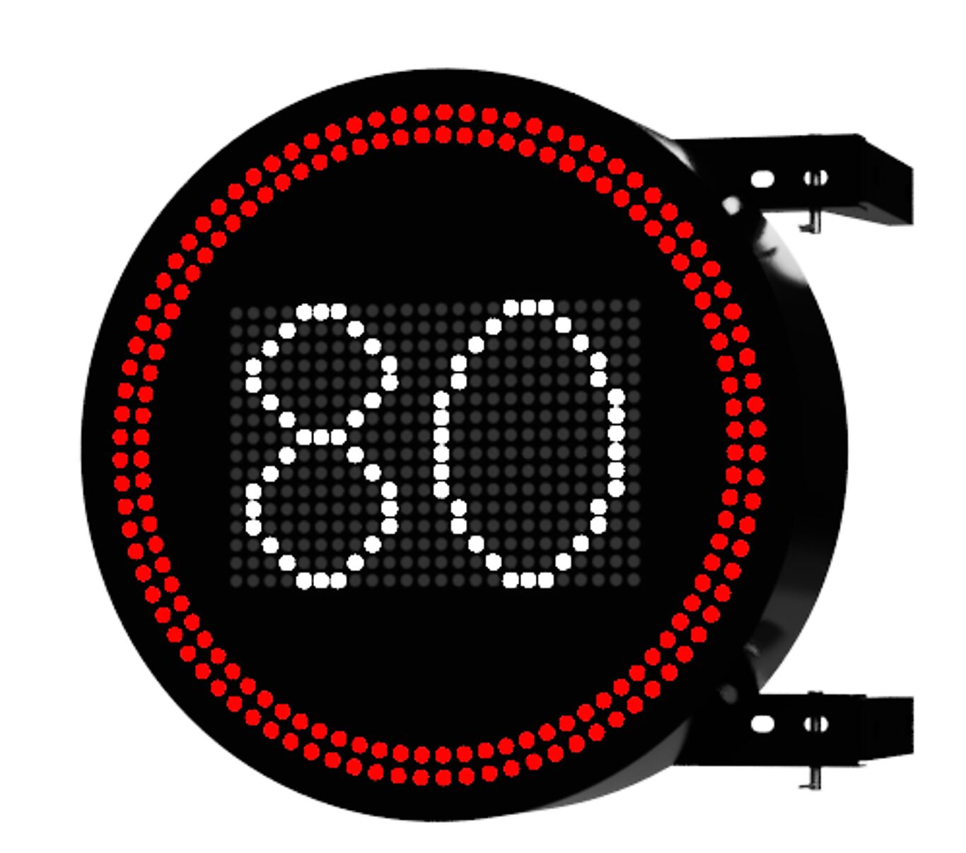 Forbudskilt LED 362/335 INV LS Ø670mm