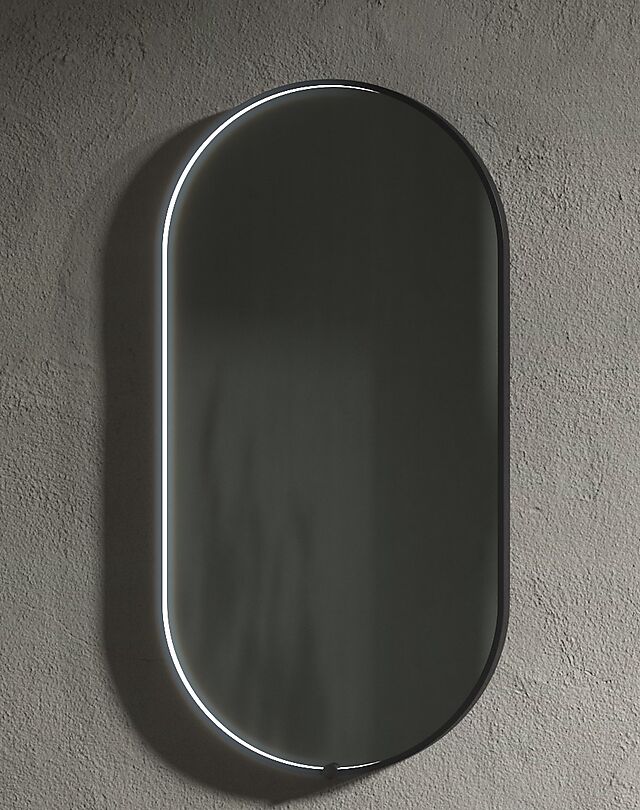 Alterna Alterna Umbra speil ovalt 90 x 45 cm sort 1
