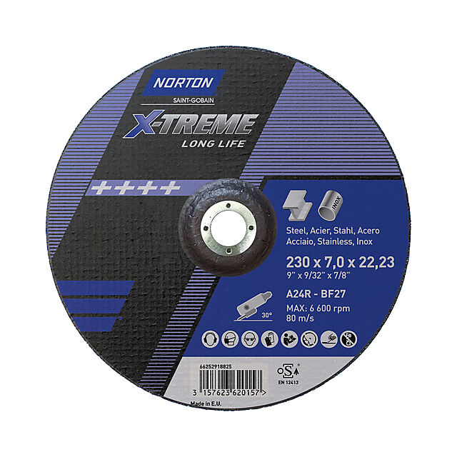 Norton Slipeskive stål 230x7,0 X-treme 1