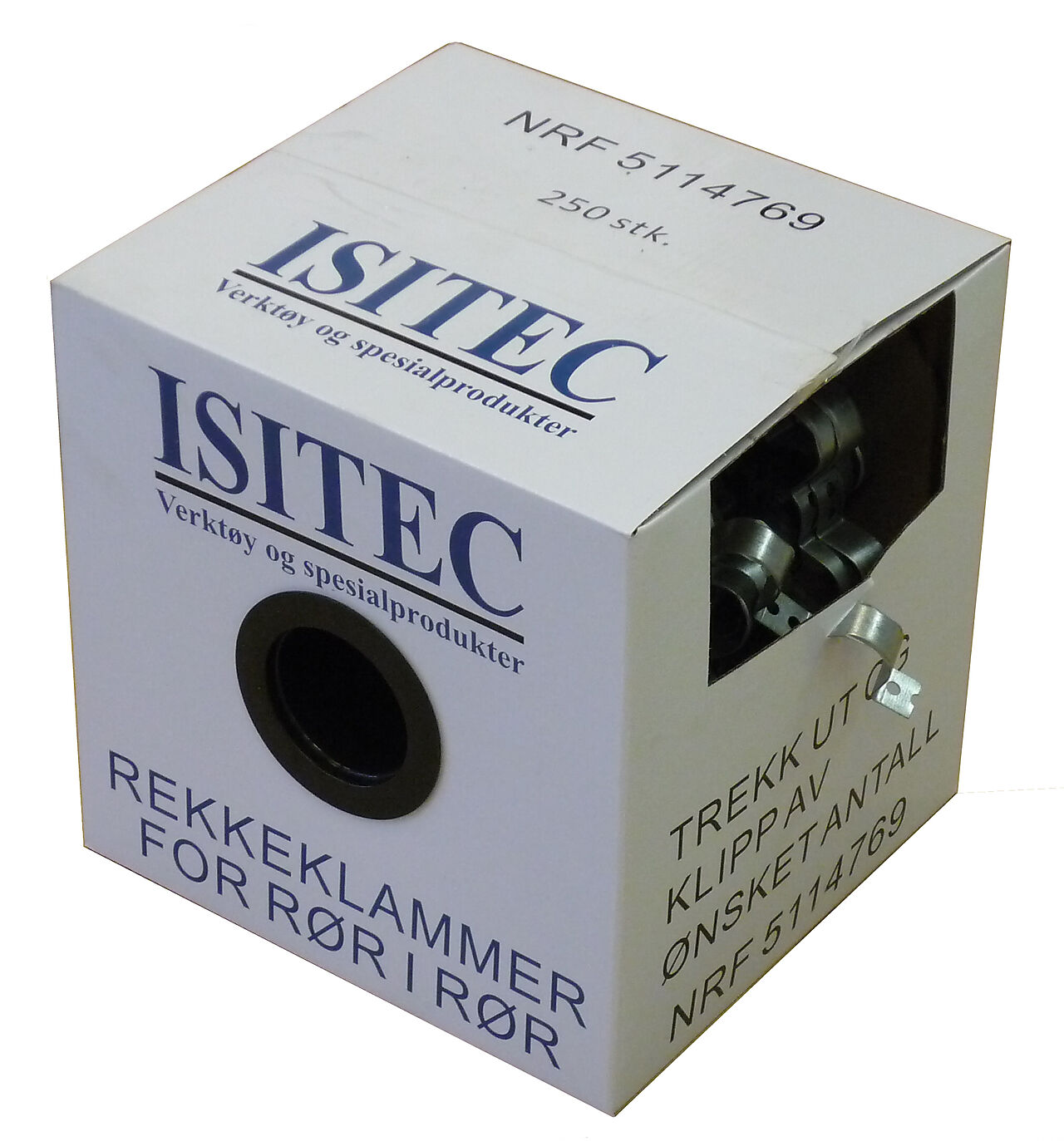 Isitec Rekkeklammer f/rør i rør Ø25 mm 1