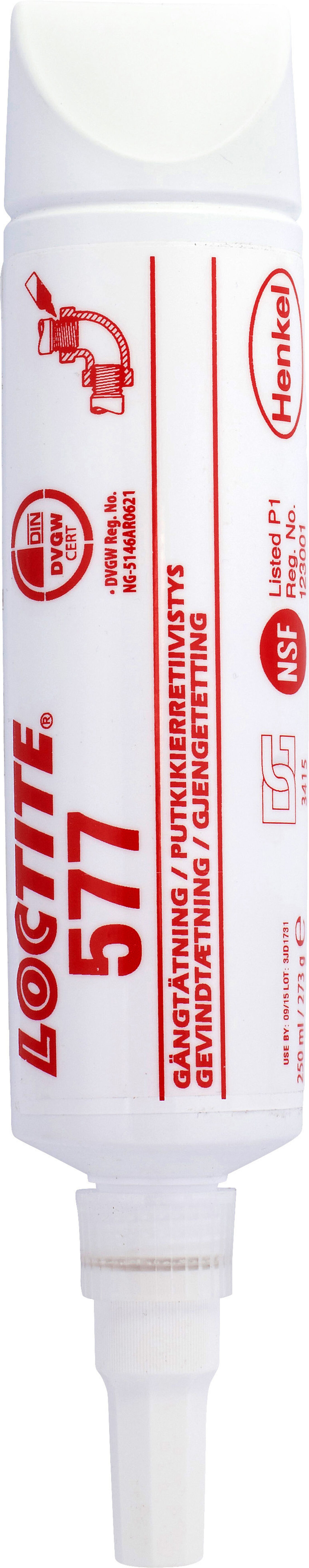 Loctite 577 gjengetetting for rørgjenger 250 ml