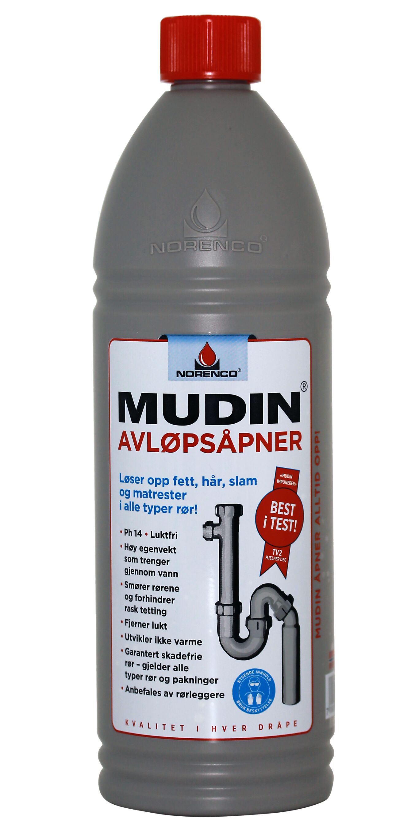 Norenco Mudin avløpsåpner 1 liter 3