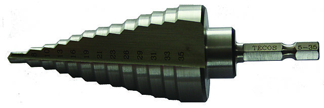 Wareco Hullbor konisk 5-35 mm 13 trinn kobolt 1