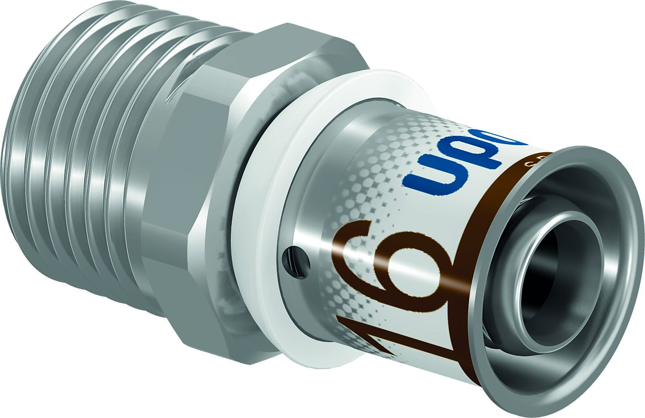 Uponor Nippelmuffe 16 mm s 3/8" 1