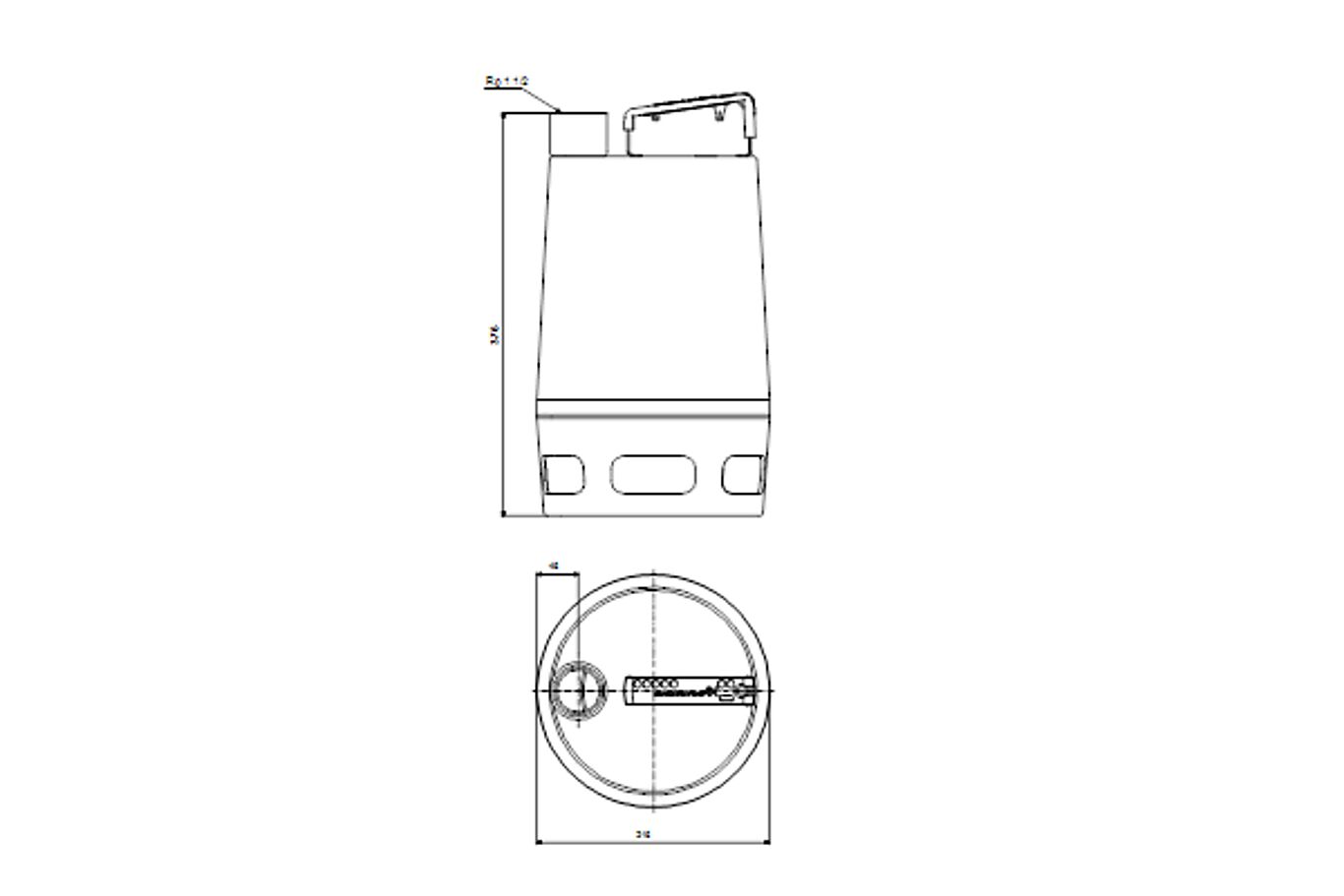 Grundfos Lensepumpe AP35.40.06.A1V 1-fas 1