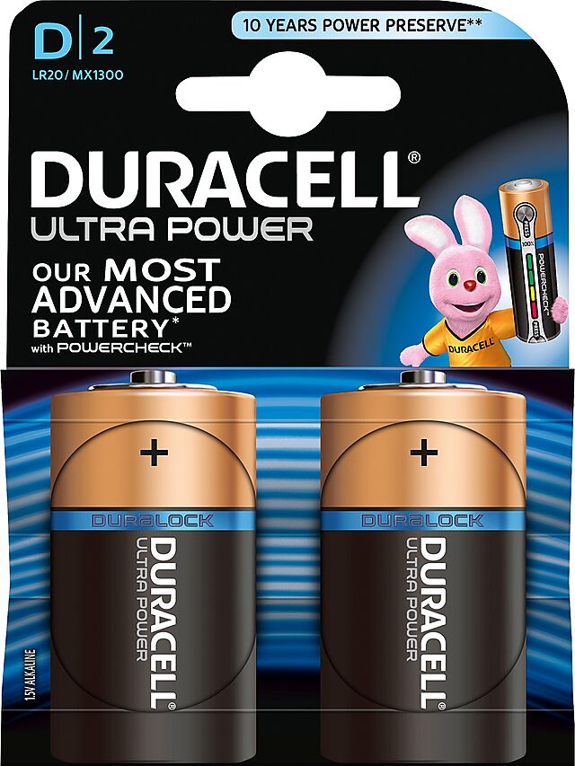Duracell Batteri M3 D-MN1300 1,5V (2 stk) 1