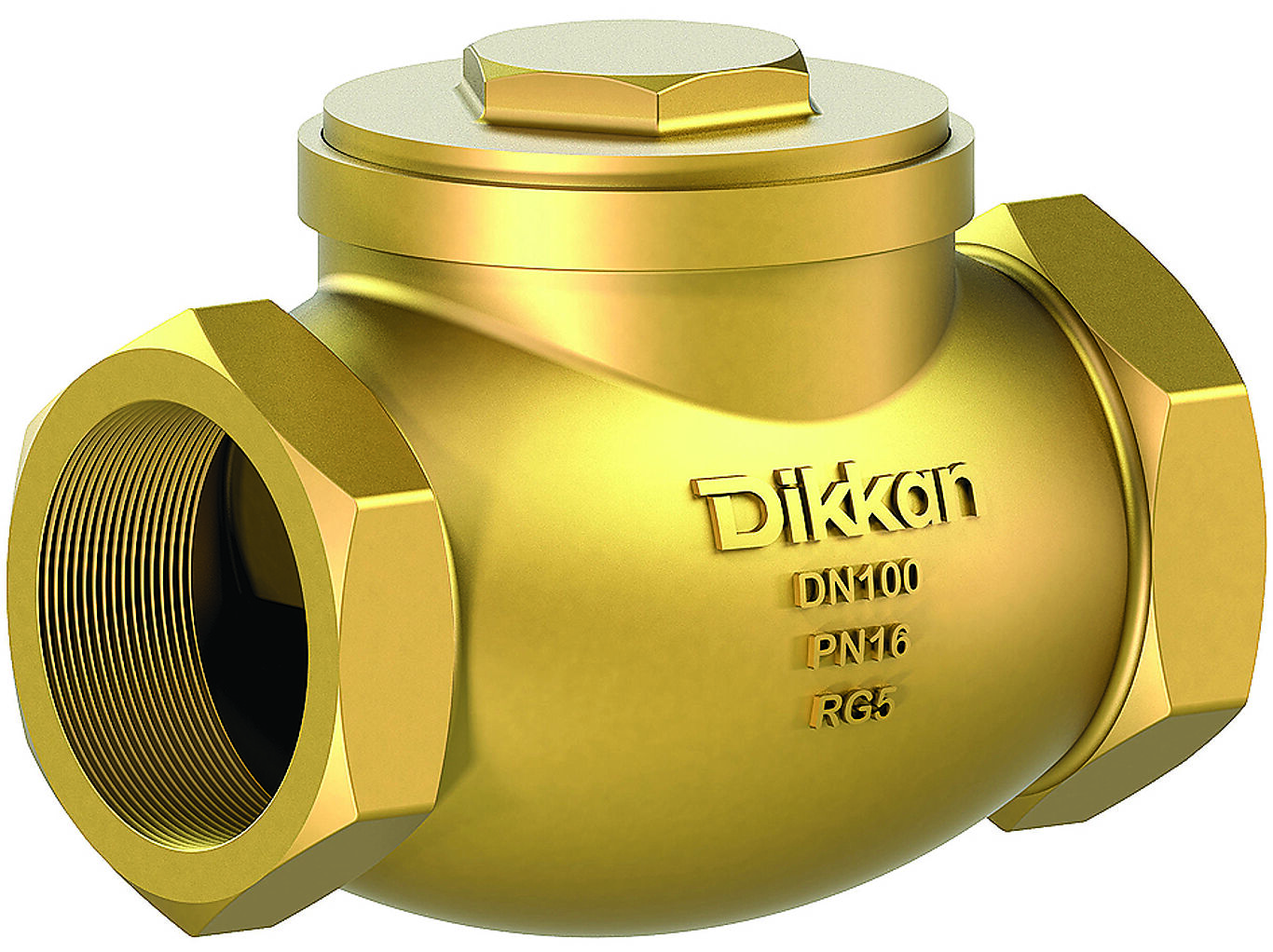 Tilbakeslagsventil med gjenger RL 3/8" PN16 1