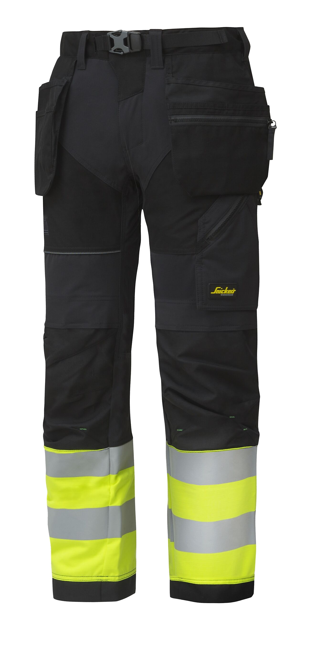 Snickers Workwear Snickers Workwear Flexiwork High-Vis Bukse 6931 Kl1 Sort/Gul 046 2