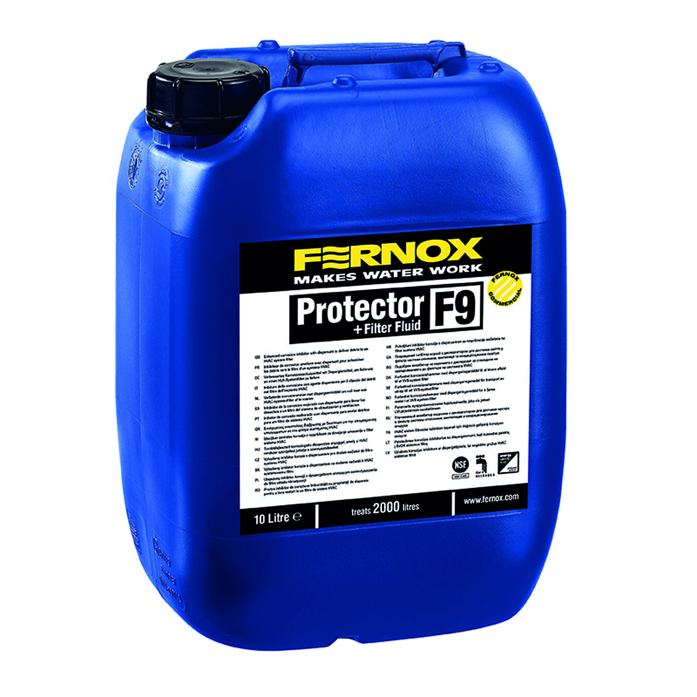 Fernox F9 Protector+ filter fluid 10 liter vannbehandling