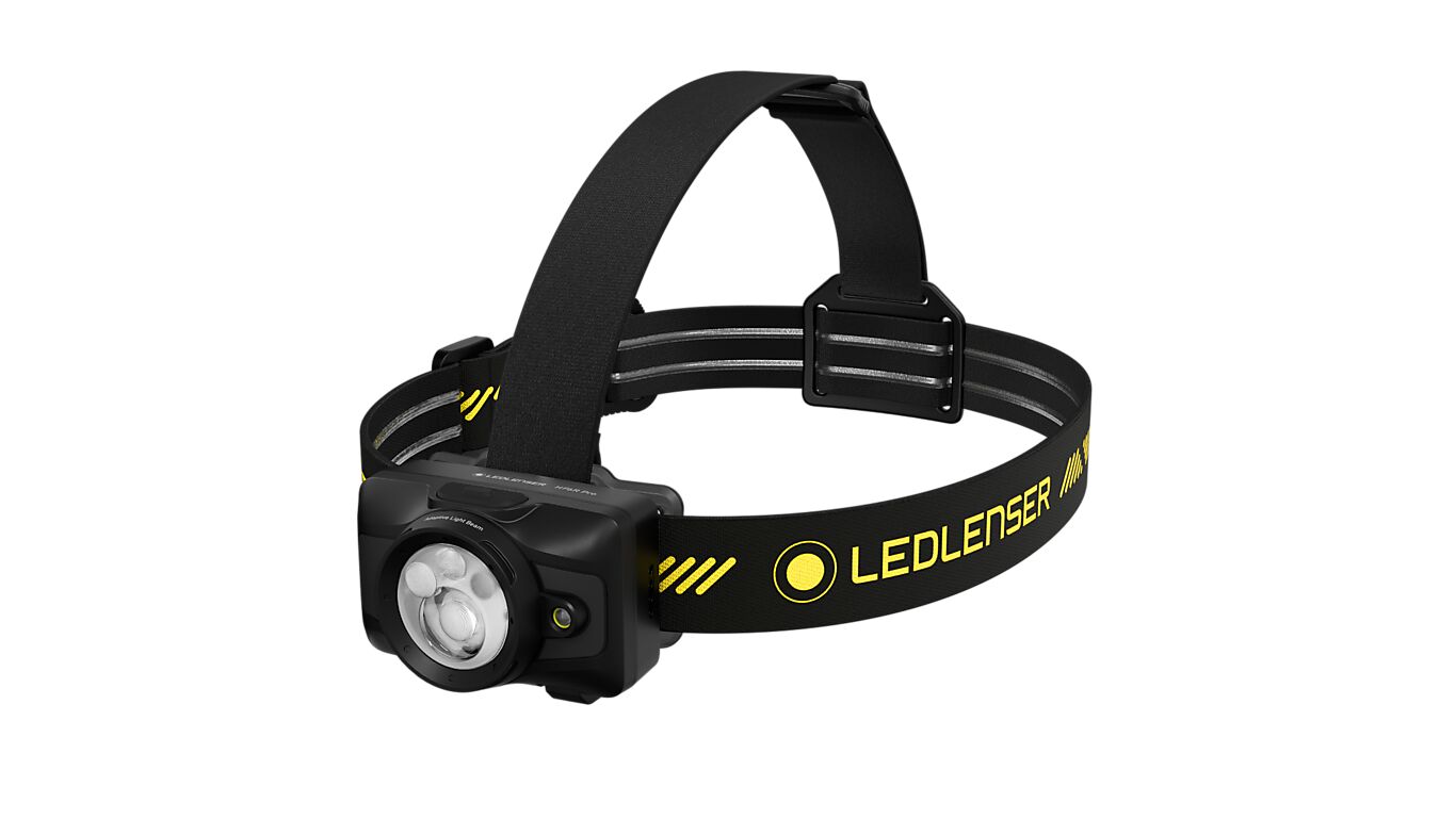 LED Lenser Hodelykt HF6R Pro 900lm black/yellow 1