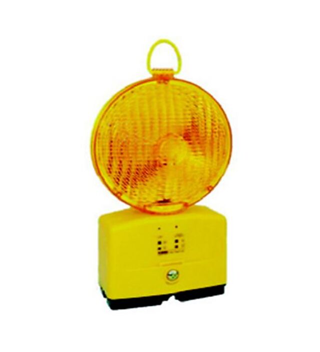 Tosidig gul varsellampe City-Flash 63 LED, dag- og natt-lampe 1