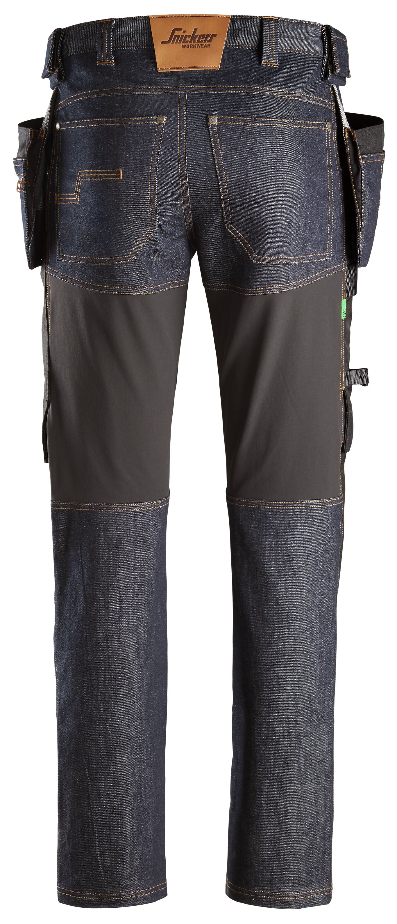 Snickers Workwear Bukse 6955 med hylsterlommer denim stretch størrelse 48 3