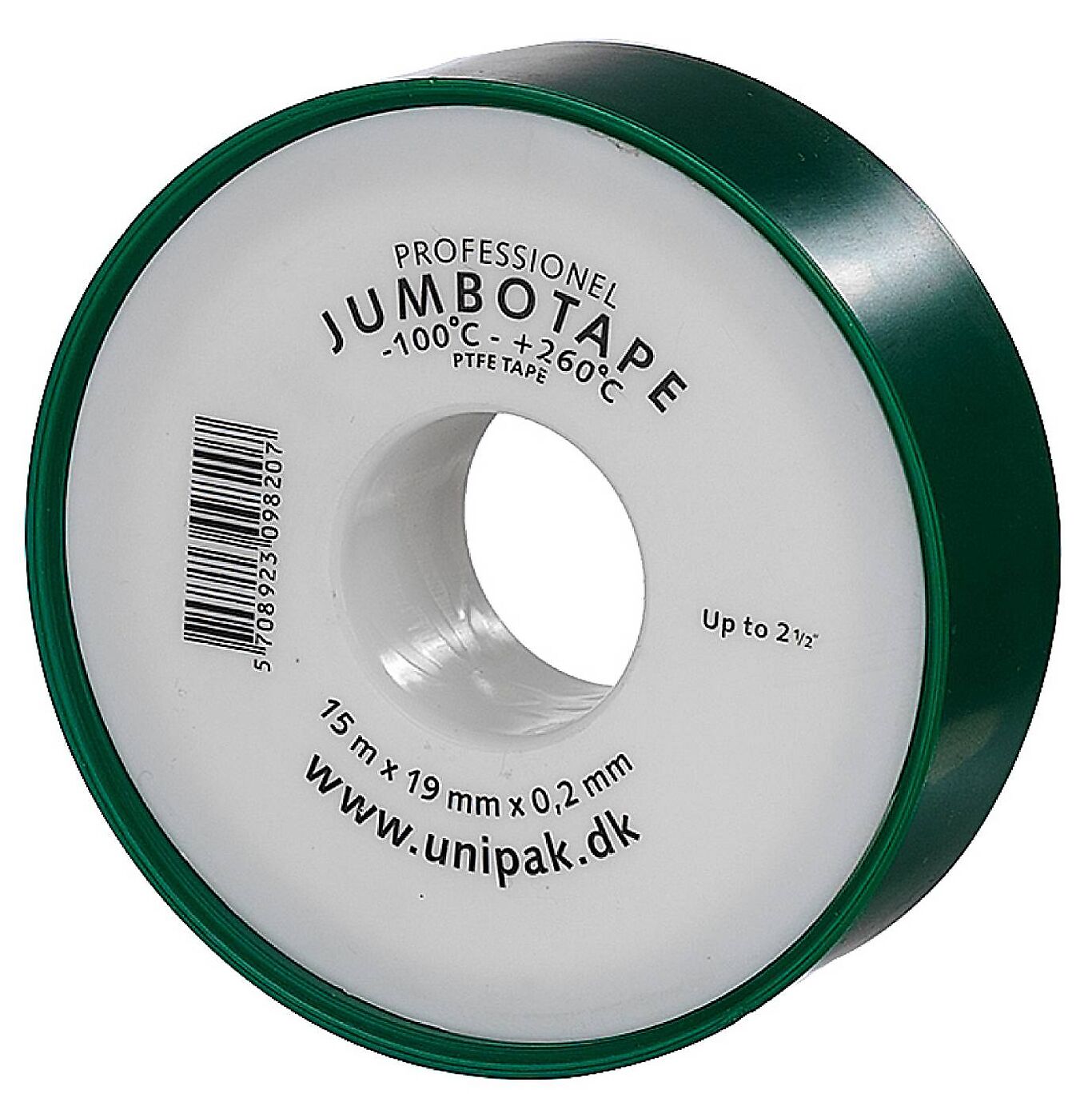 Gjengetape jumbotape 15 m X 19 mm.