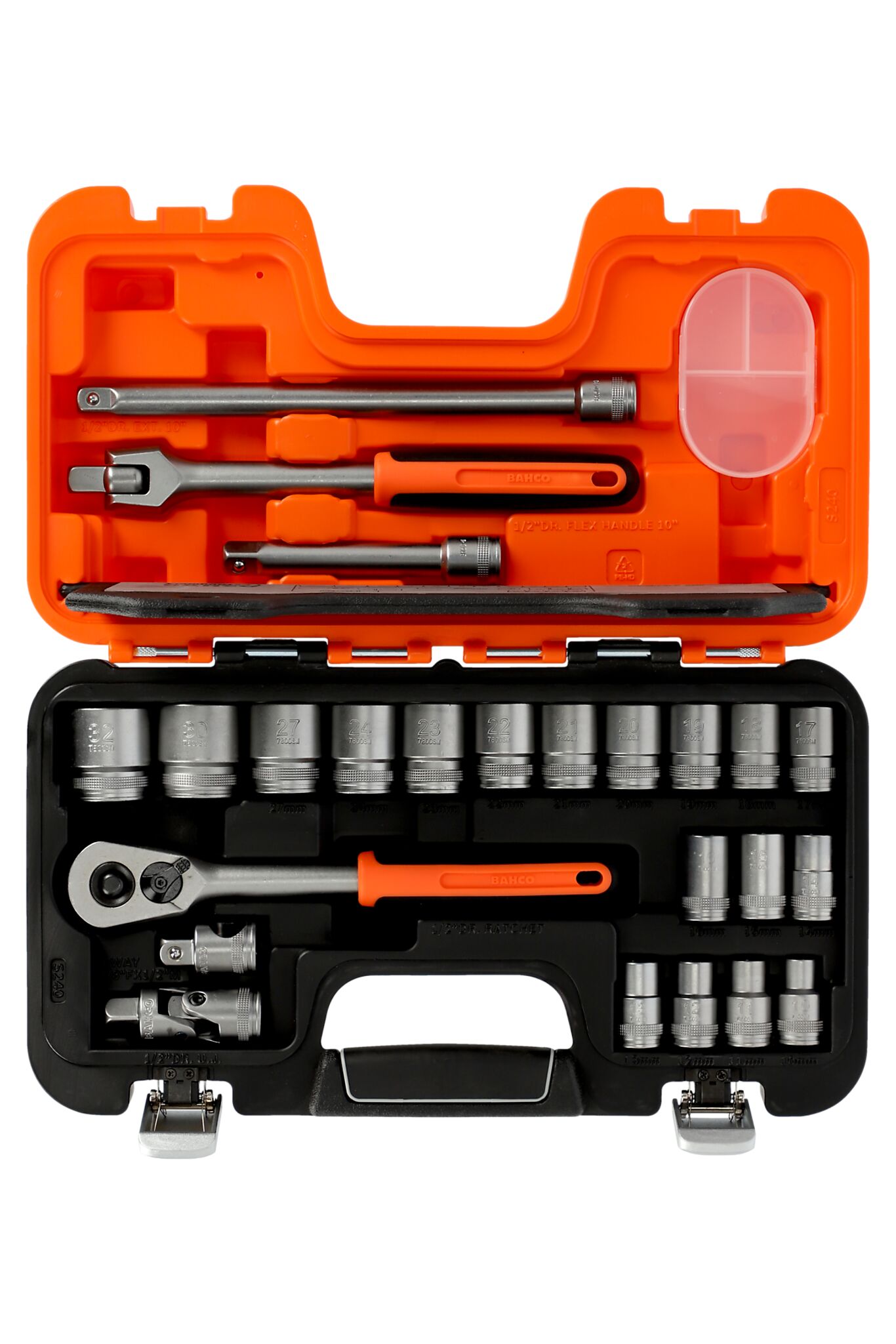 Bahco Pipenøkkelsett 1/2" 24 deler 1