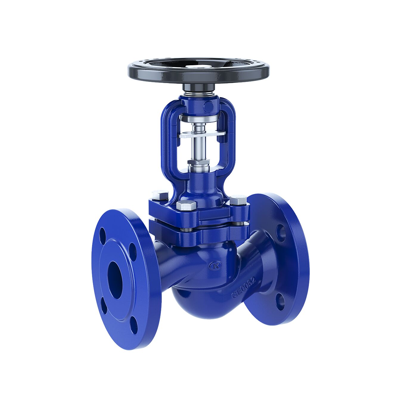 Seteventil belgtett  DN20 PN25 fig. 234C 1