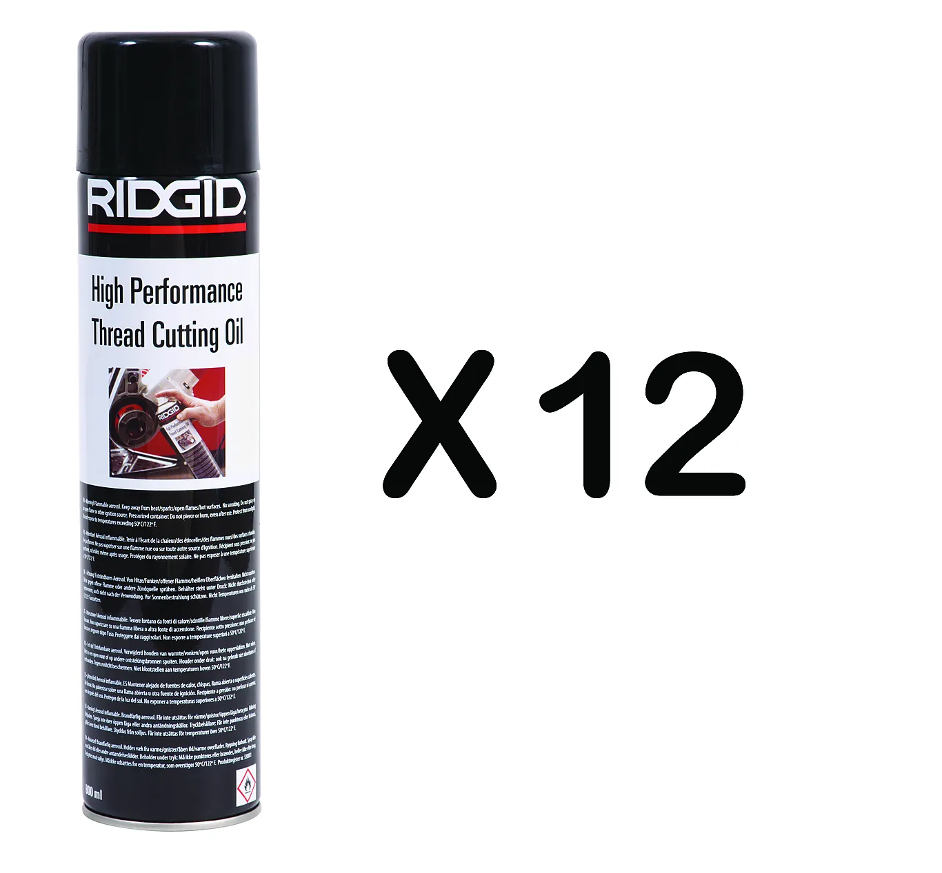 Ridgid gjengeolje 600 ml aerosol