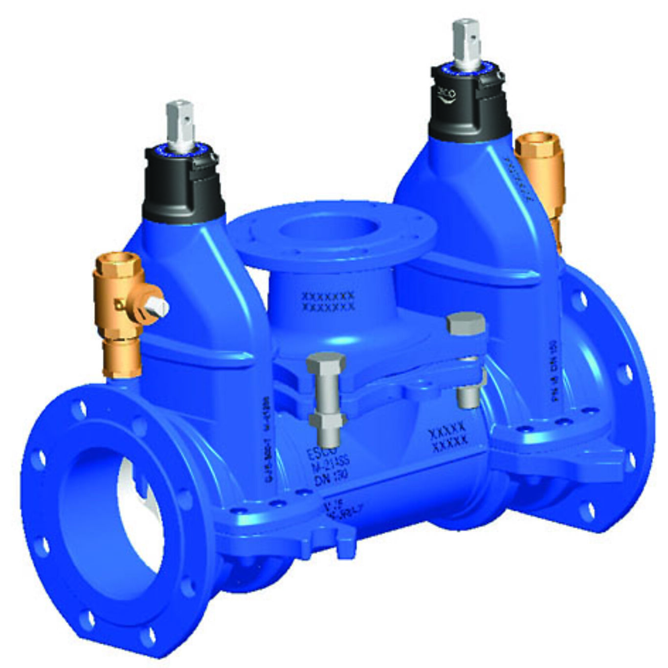 Ulefos Dobbelventil AQ2 DN100 HL service ventil 1