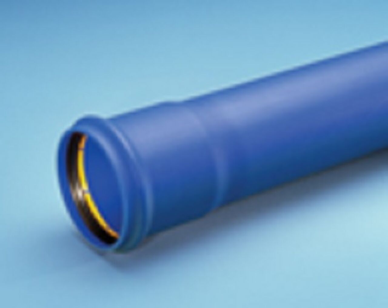 Kabelrør 110 mm blå PP glatt 6 meter SN8 1