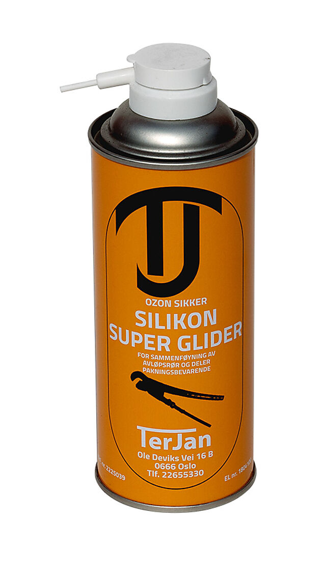 Terjan Terjan glidemiddel silikon superglider 400 ml spray 1